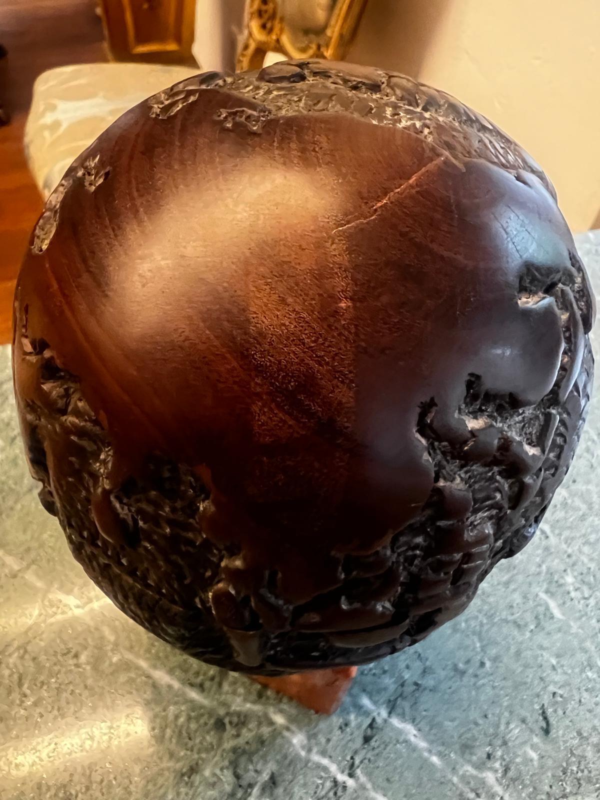 Exquisite Art Deco Ebony World Globe Vienna 1900 For Sale 2