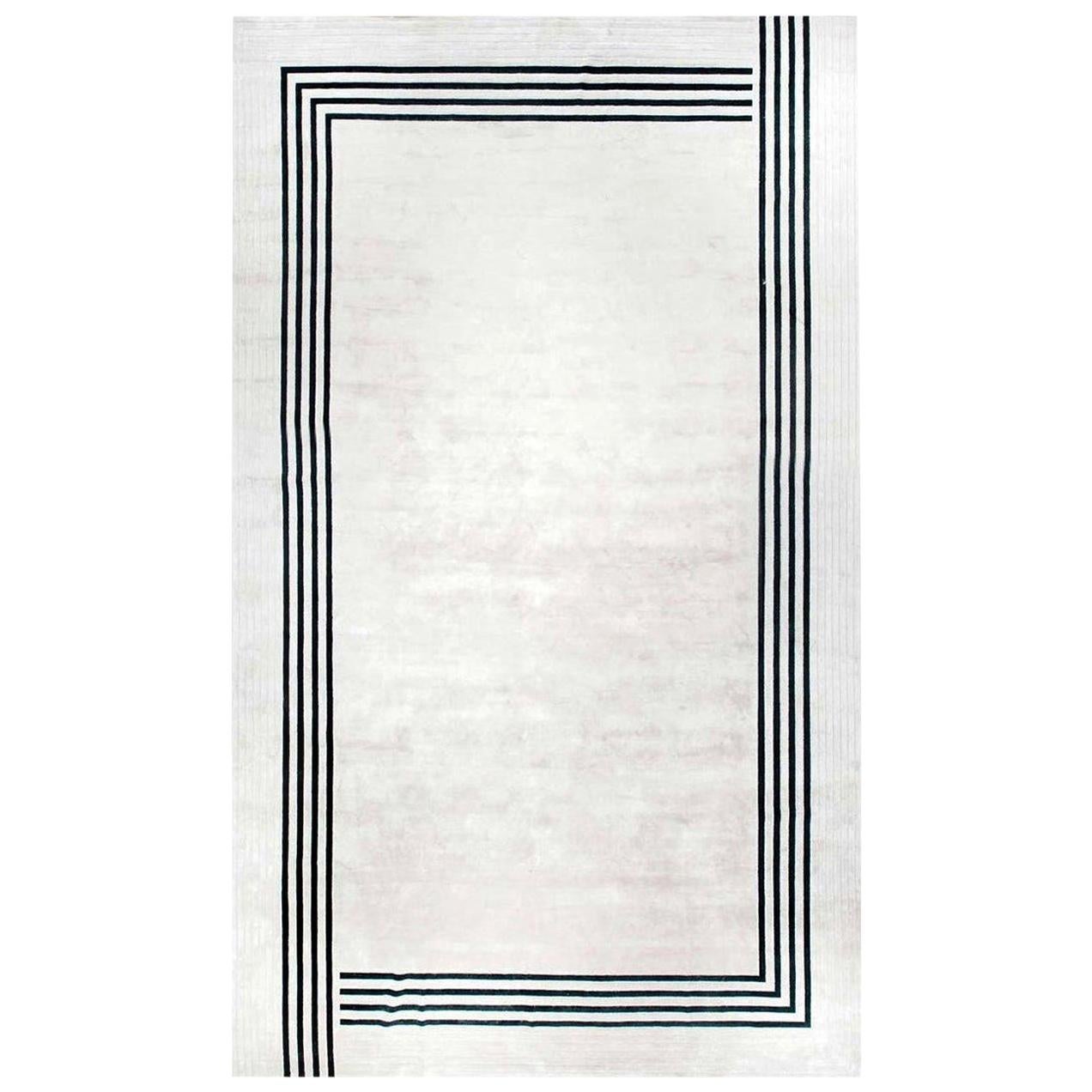 Exquisite Art Deco Style Rug by Carlos David Studio for Doris Leslie Blau