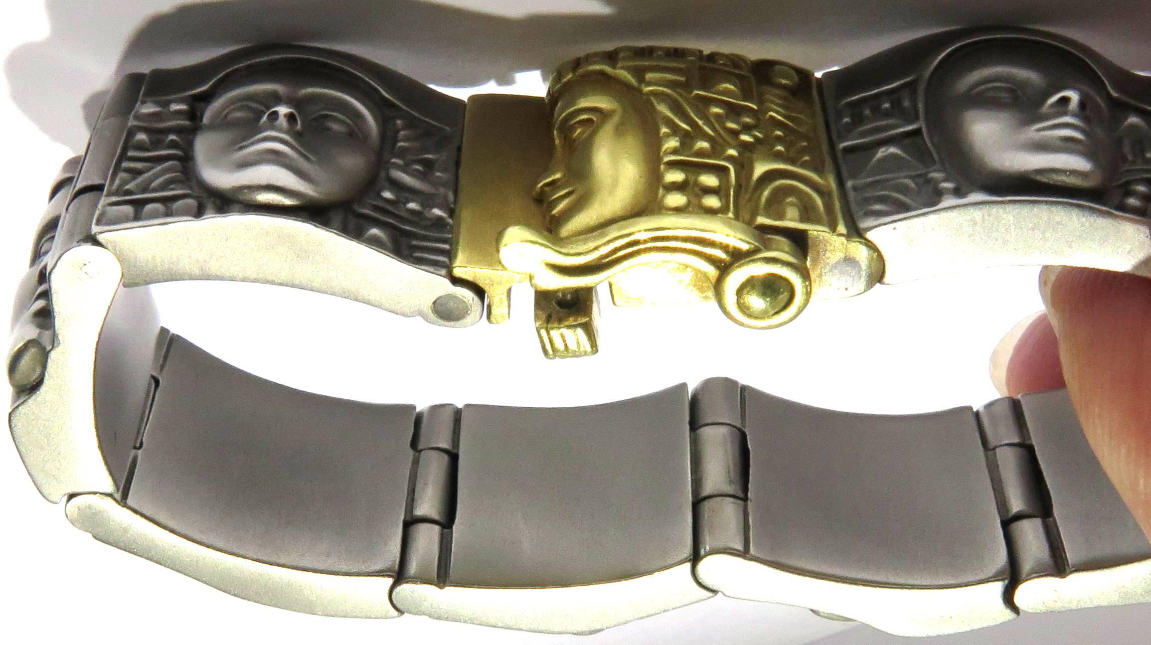 Exquisite B. Kieselstein-Cord Gold and Steel 