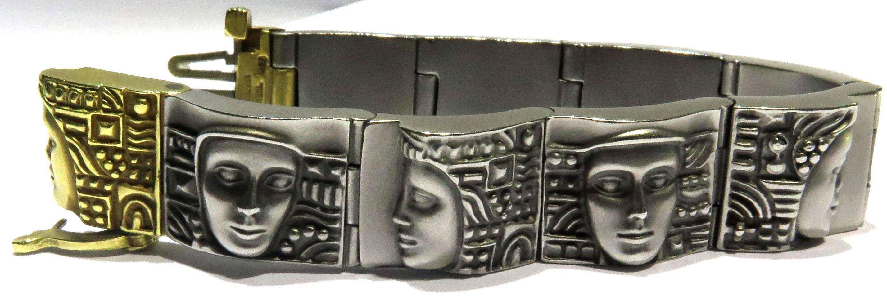 Exquisite B. Kieselstein-Cord Gold and Steel 