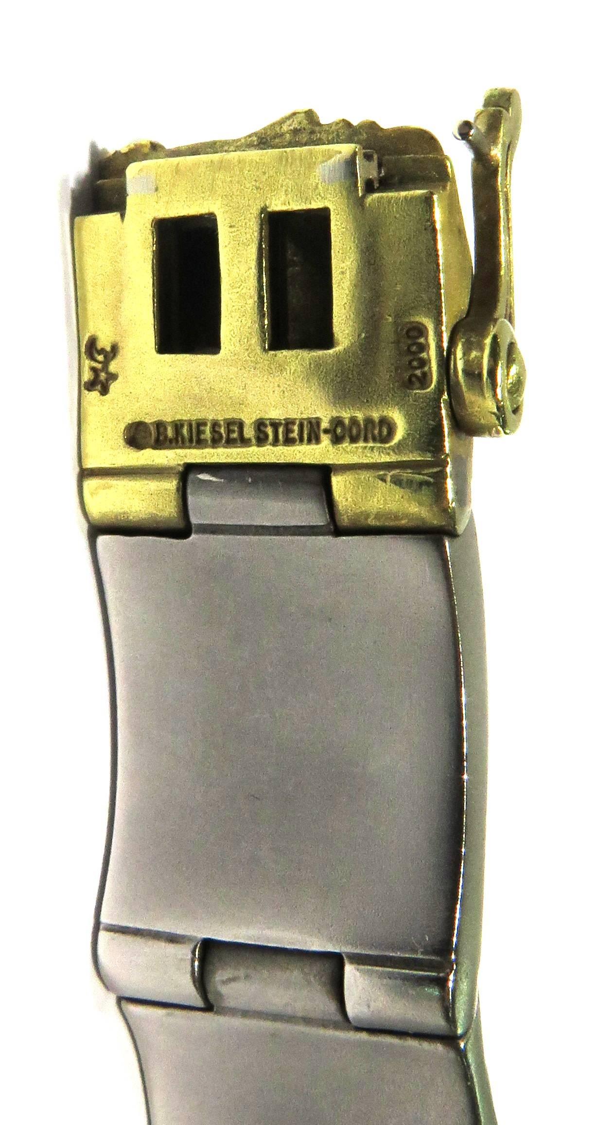 Exquisite B. Kieselstein-Cord Gold and Steel 