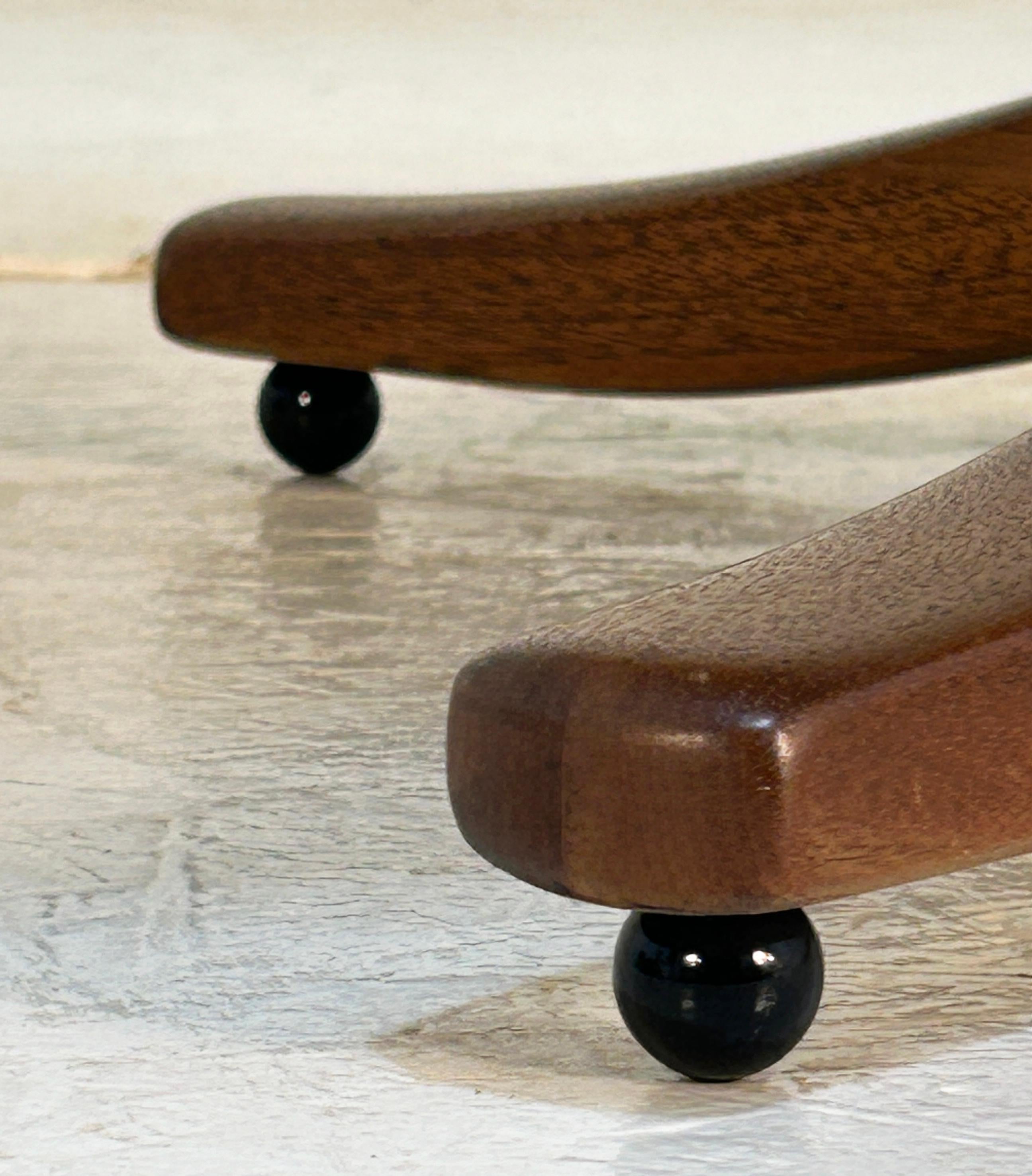 Walnut Exquisite Barney Flagg cocktail table for Drexel For Sale