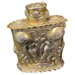 Exquisite Baroque-Style Silver Tea Caddy – Simon Rosenau, Bad Kissingen