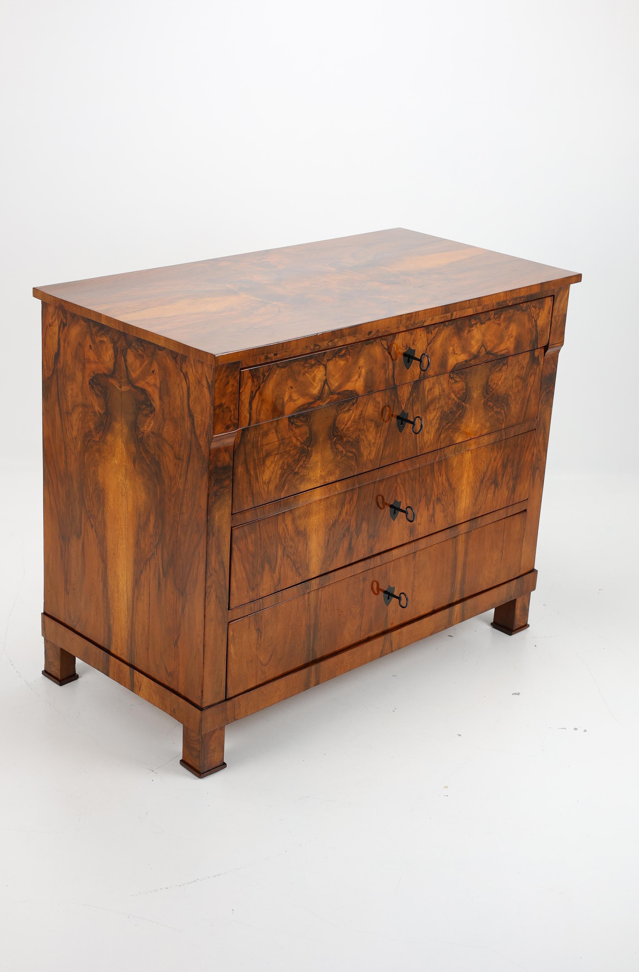 Exquisite Biedermeier Commode, Circa 1820 For Sale 7