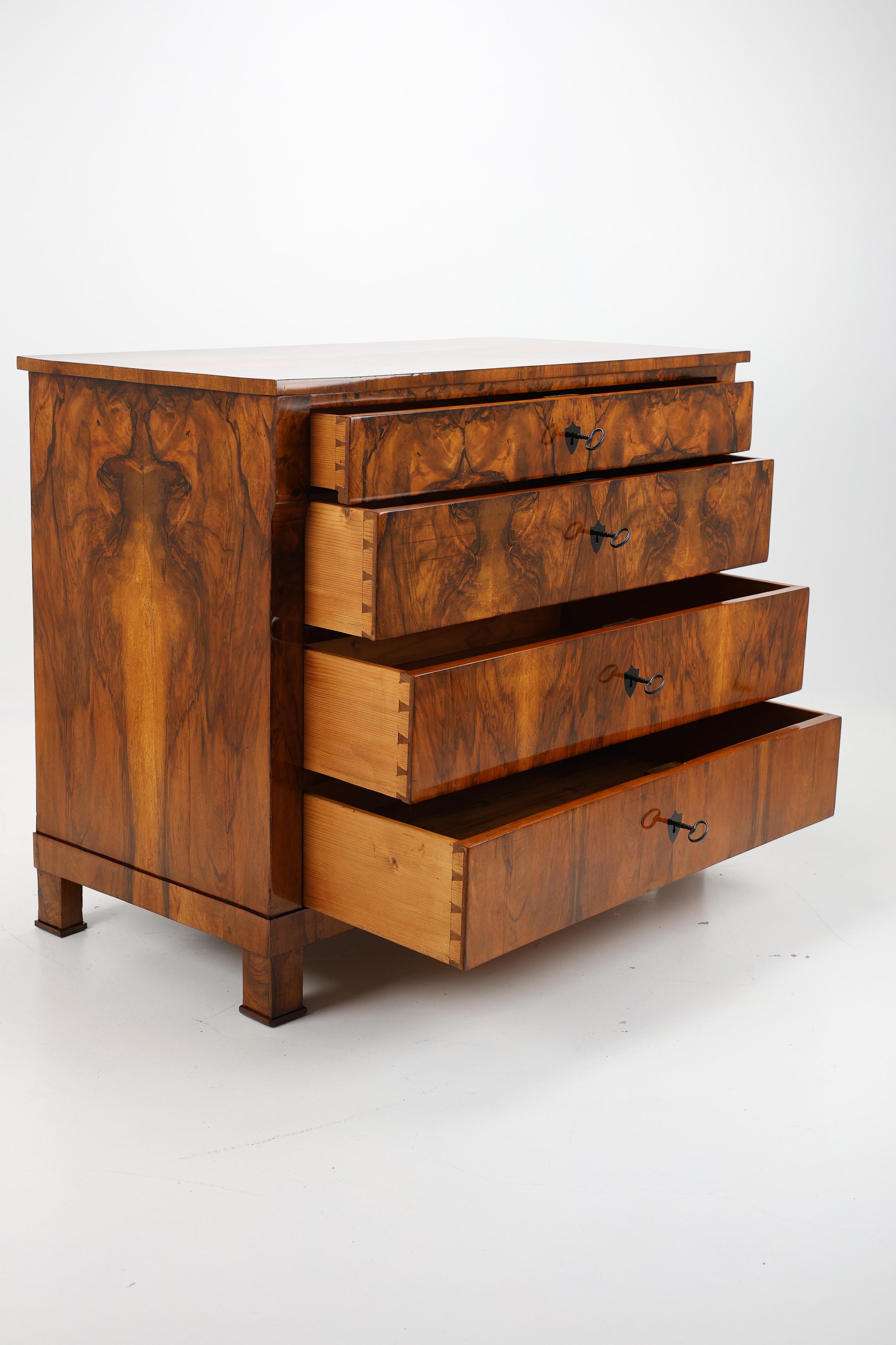 Exquisite Biedermeier Commode, Circa 1820 For Sale 8