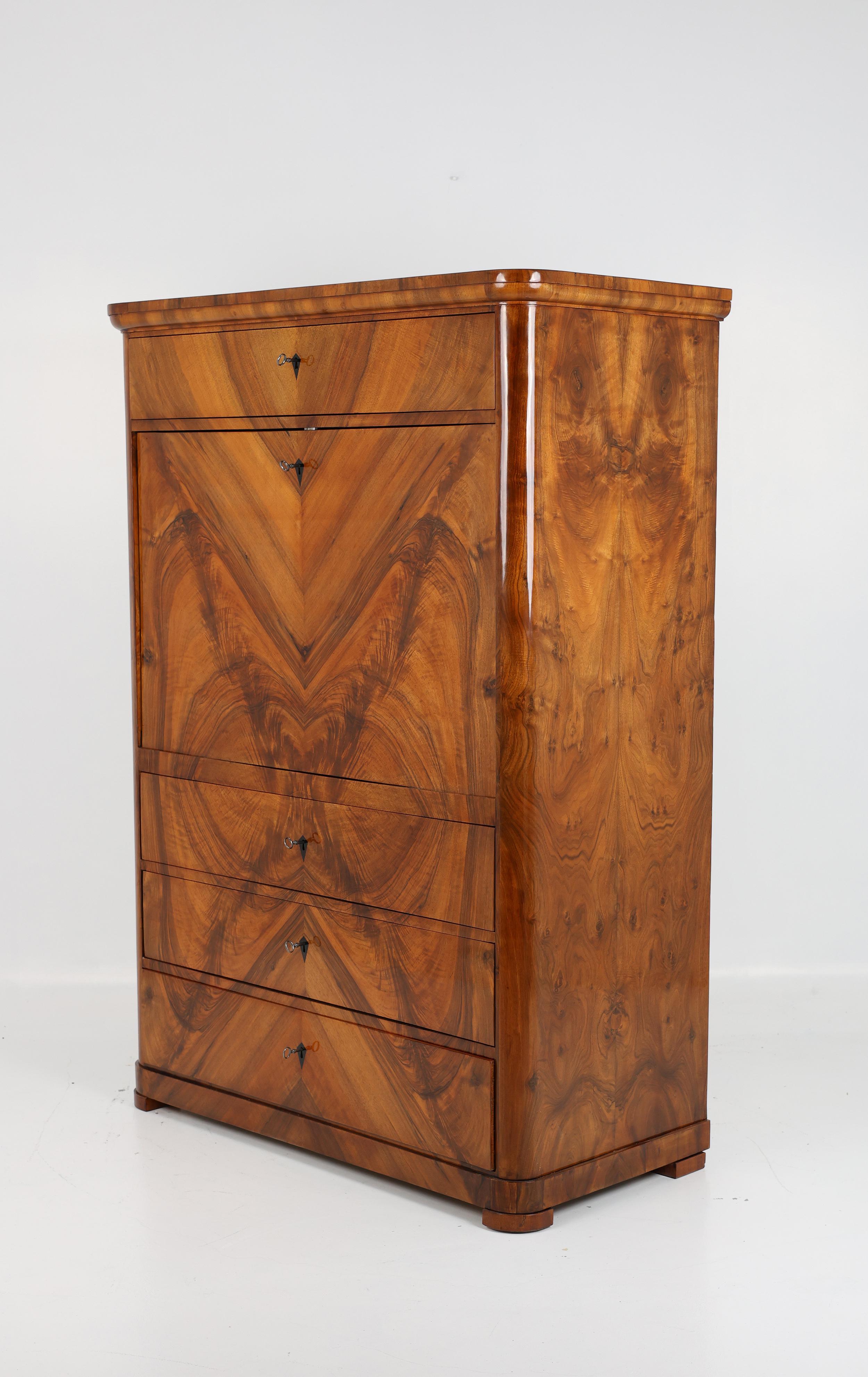 Exquisiter Biedermeier-Sekretär, Deutschland, ca. 1825-1830 im Angebot 5