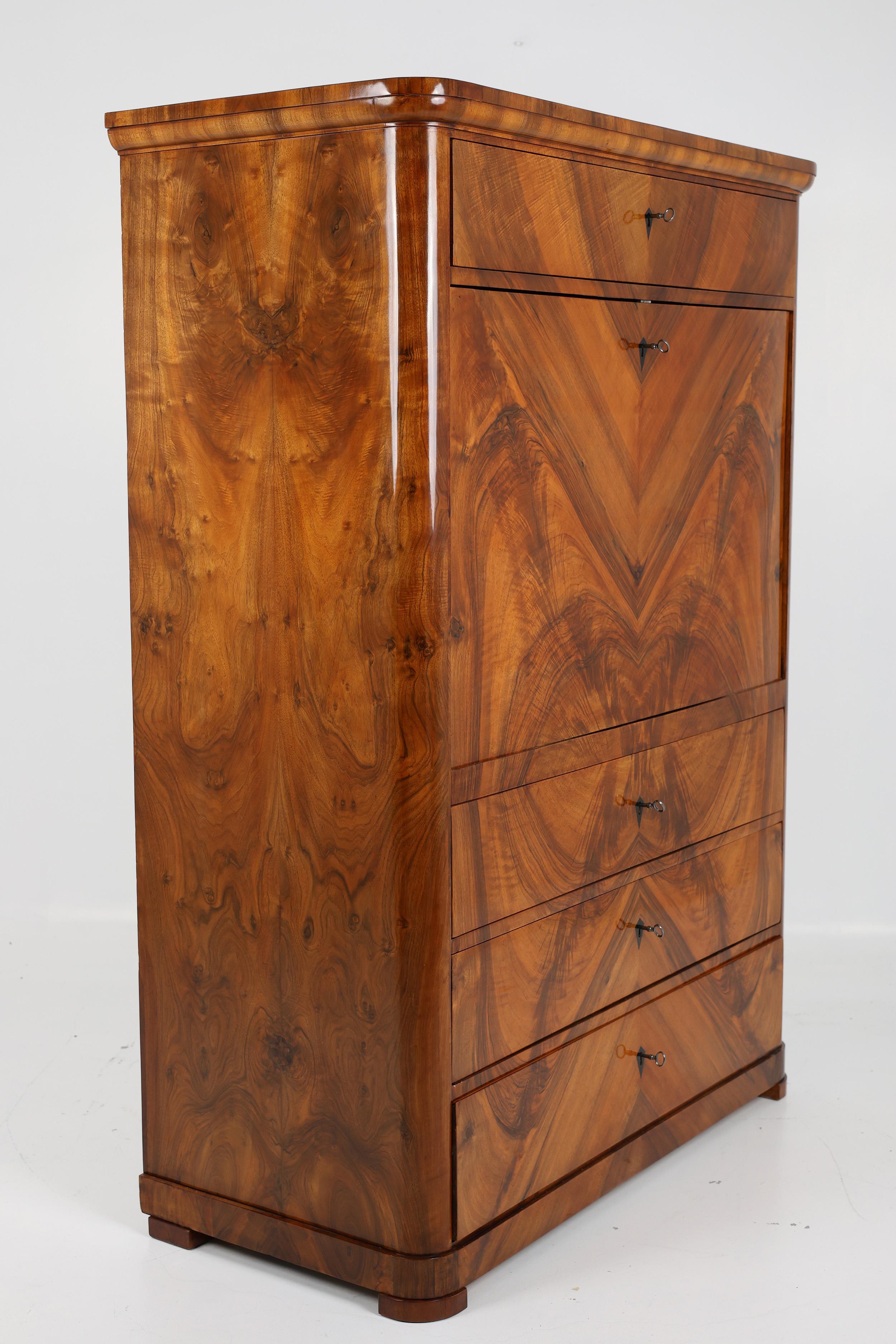 Exquisiter Biedermeier-Sekretär, Deutschland, ca. 1825-1830 im Angebot 2