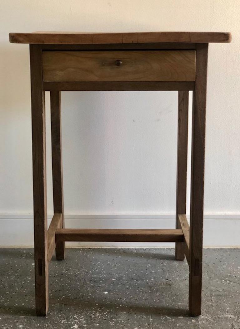 Exquisite Brown, Tongue and Groove Wooden Top Table For Sale at 1stDibs