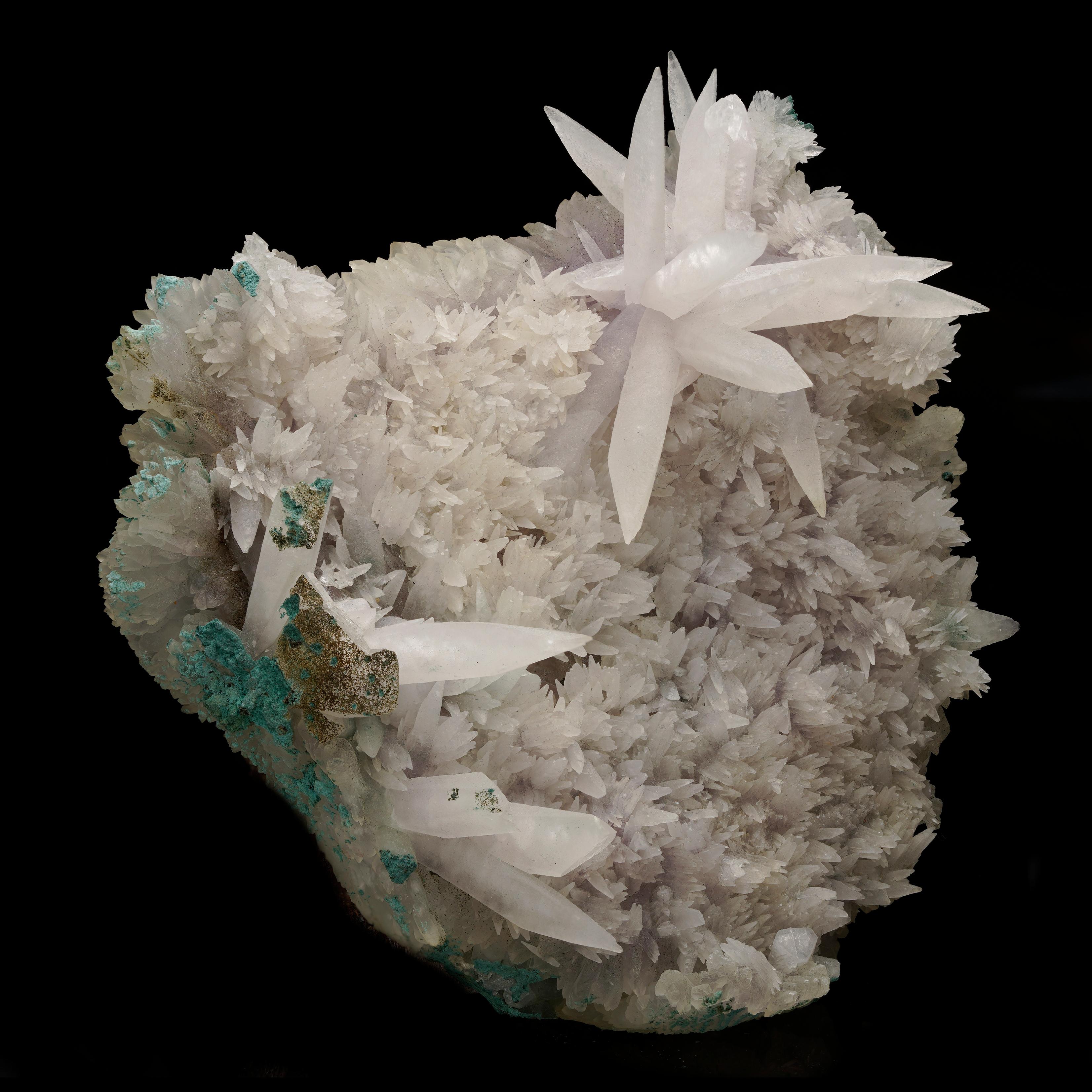 Squisita calcite su ametista dal Brasile In condizioni Nuovo in vendita a New York, NY
