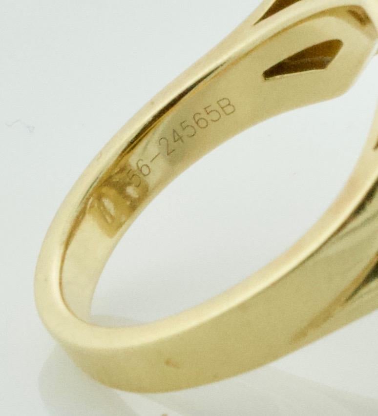 Exquisite Cartier 18k Yellow and White Gold Diamond Ring - Caresse d'Orchidees 2