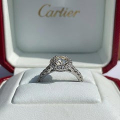 Exquisite Cartier Destinée Platin & Diamant Verlobungsring