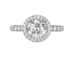 Exquisite Cartier Destinée Platinum & Diamond Engagement Ring