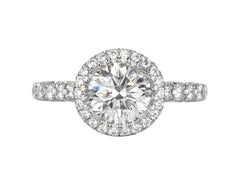 Exquisite Cartier Destinée Platinum & Diamond Engagement Ring