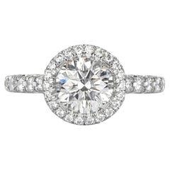 Exquisite Cartier Destinée Platinum & Diamond Engagement Ring