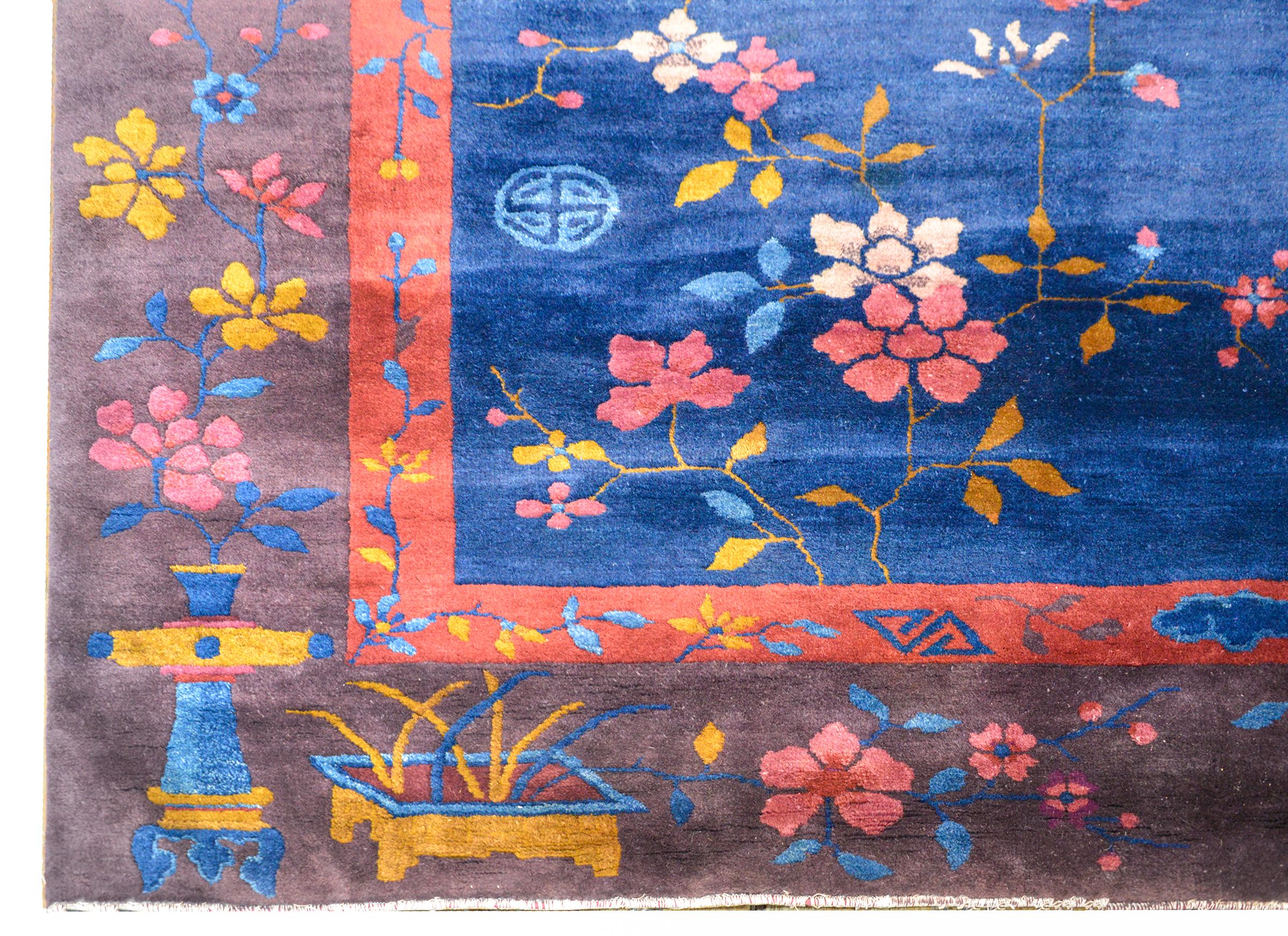 Exquisite Chinese Art Deco Rug For Sale 3