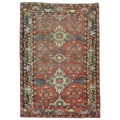 Antique Exquisite Connoisseur Persian Sarouk Ferahan Rug