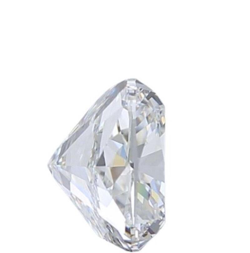 Exquisiter kissenförmiger modifizierter Brillantdiamant - 3,51 ct - Farbe E - Klarheit VVS1 im Zustand „Neu“ im Angebot in רמת גן, IL