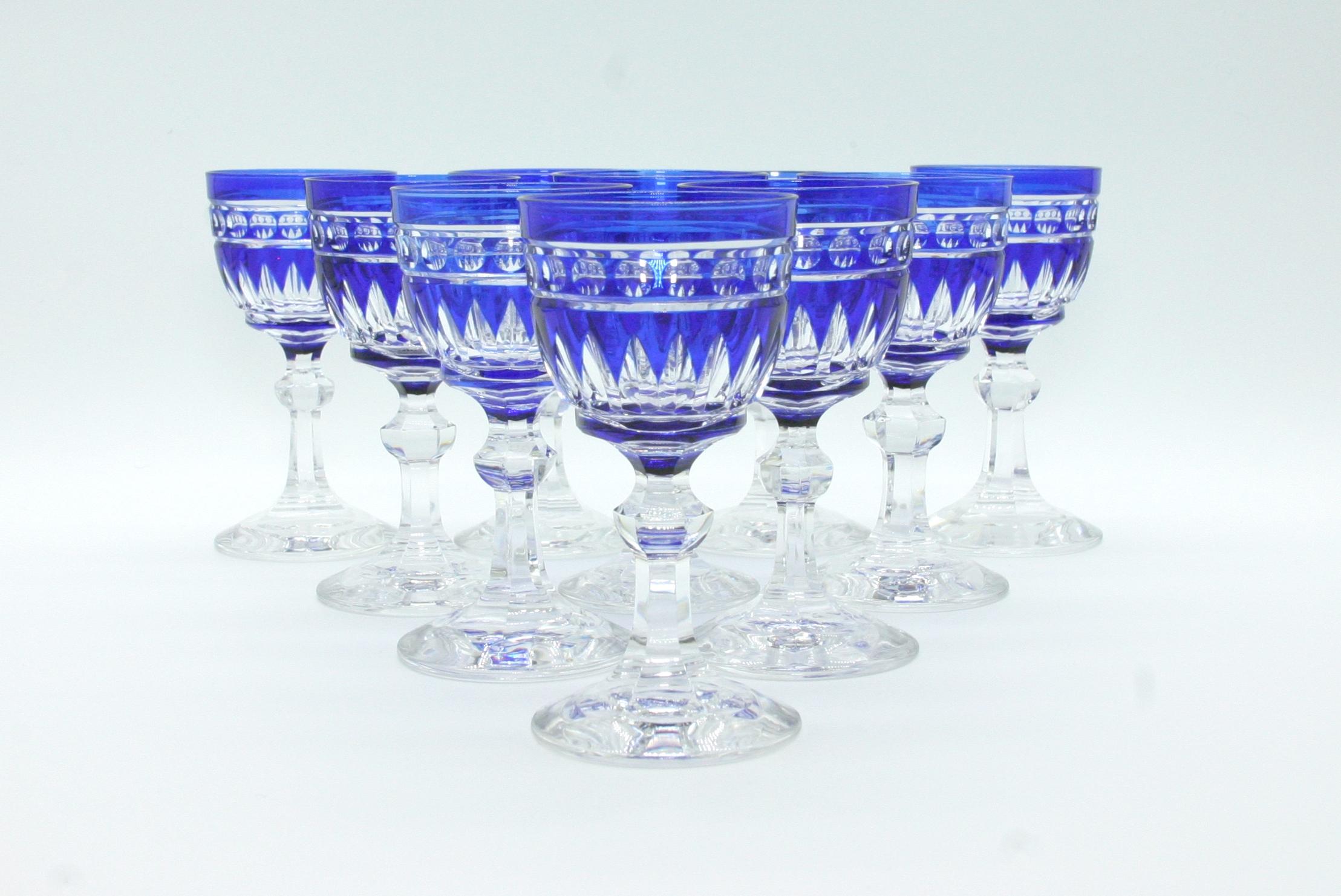 Exquisite Cut Crystal Barware / Tableware Service / 10 People For Sale 5