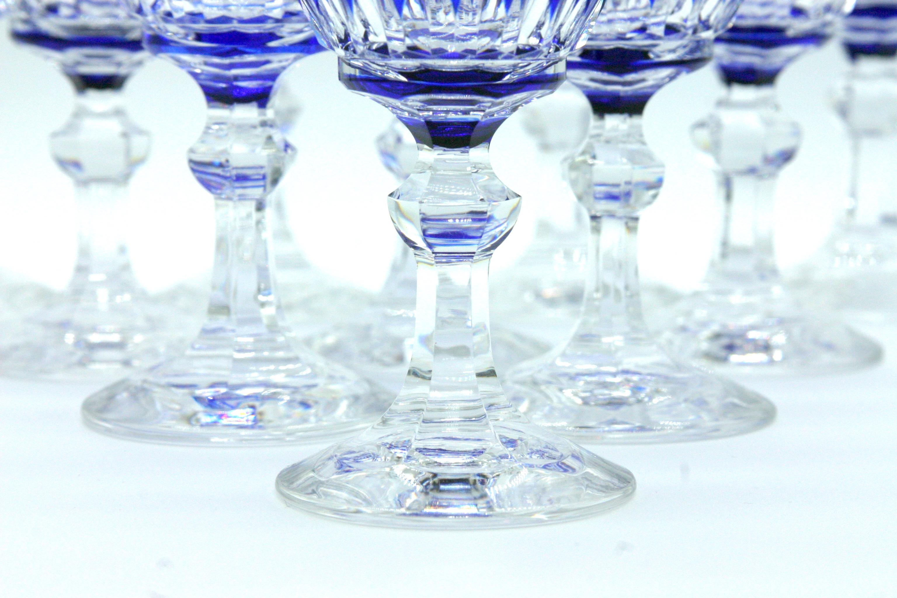 Early 20th Century Exquisite Cut Crystal Barware / Tableware Service / 10 People For Sale