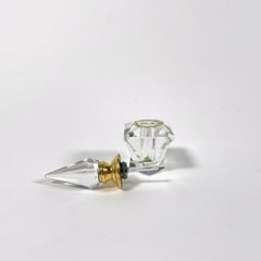 Exquisite Cut Crystal Perfume Bottle from the 2000s
