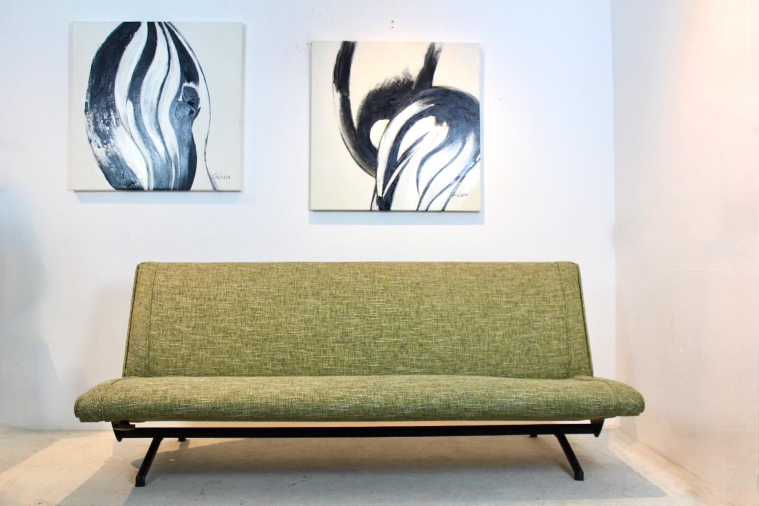 20th Century Exquisite D70 Sofa Daybed by Osvaldo Borsani for Tecno, 1954 For Sale