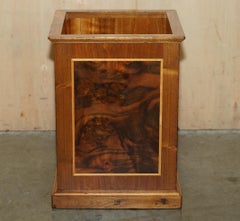 ESQUISITO David Linley ALFRED Dunhill con stampa su carta da macero BiN Burr WALNUT SATIN