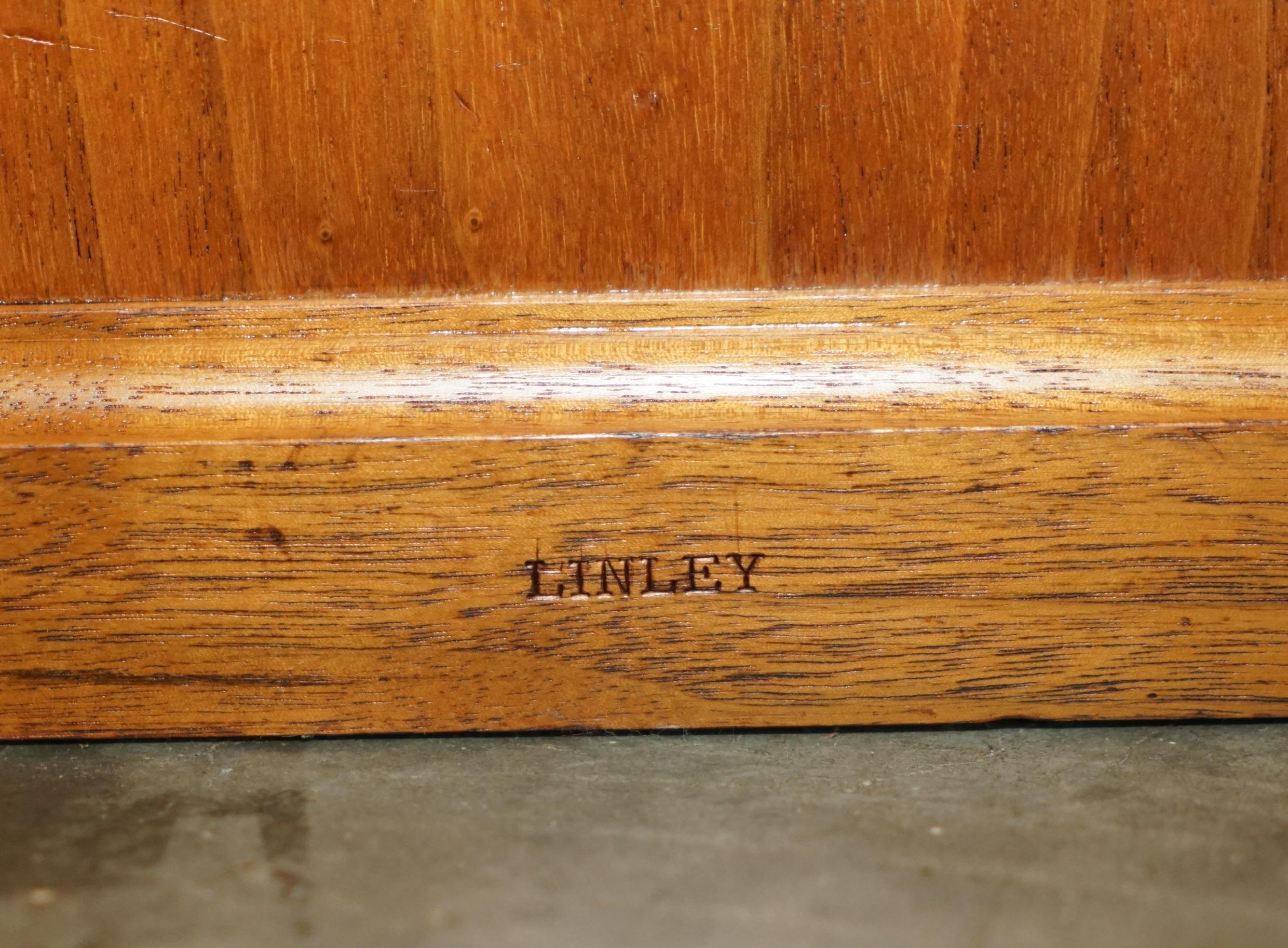 Oak EXQUISITE DAVID LINLEY ALFRED DUNHILL STAMPED WASTEPAPER BiN BURR WALNUT SATIN