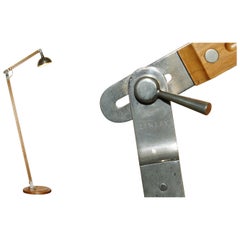 EXQUISITE DAVID LINLEY CHELSEA FLOOR STANDiNG LAMP WITH POLISH CHROME FITTINGS