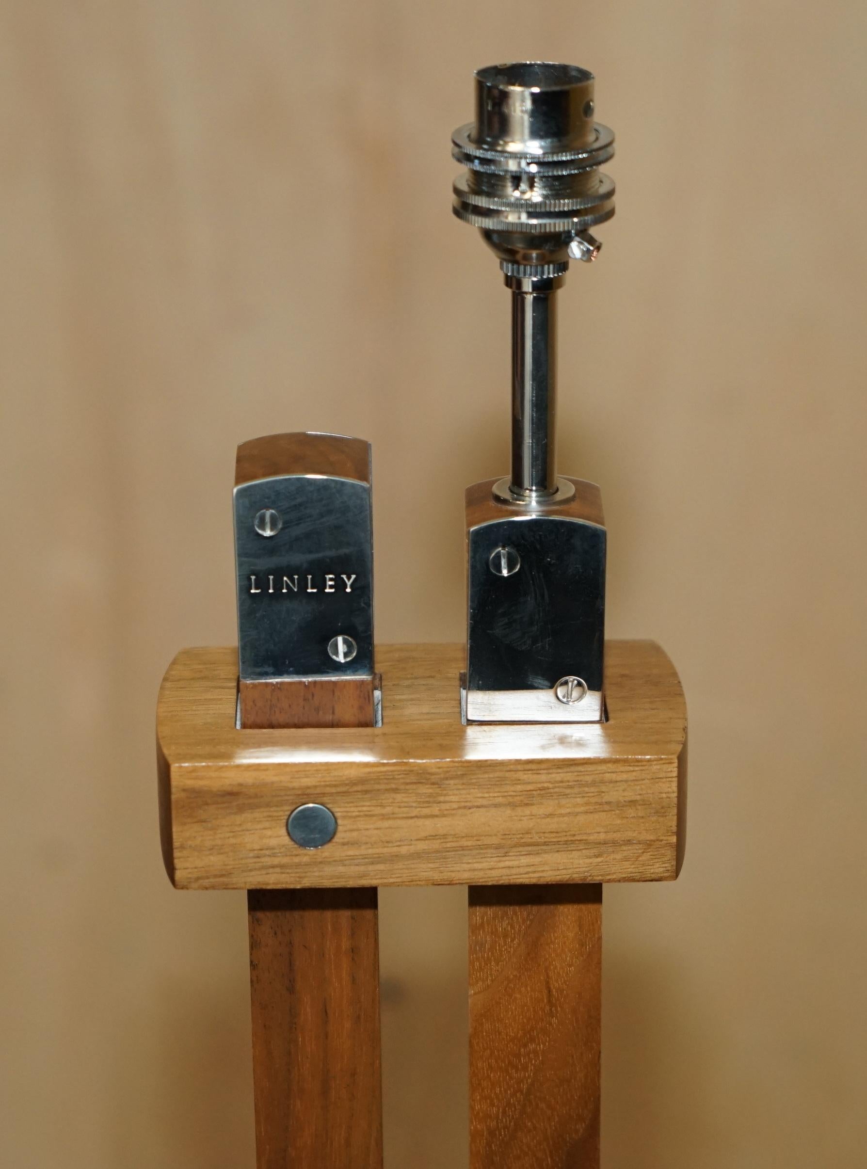 English EXQUISITE DAVID LINLEY FLOOR STANDING HEIGHT ADJUSTABLE LAMP CHROME FITTINGs