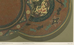 Exquisite Decorative Plates with Japanese Ornamental and Mythical Themes, 1884