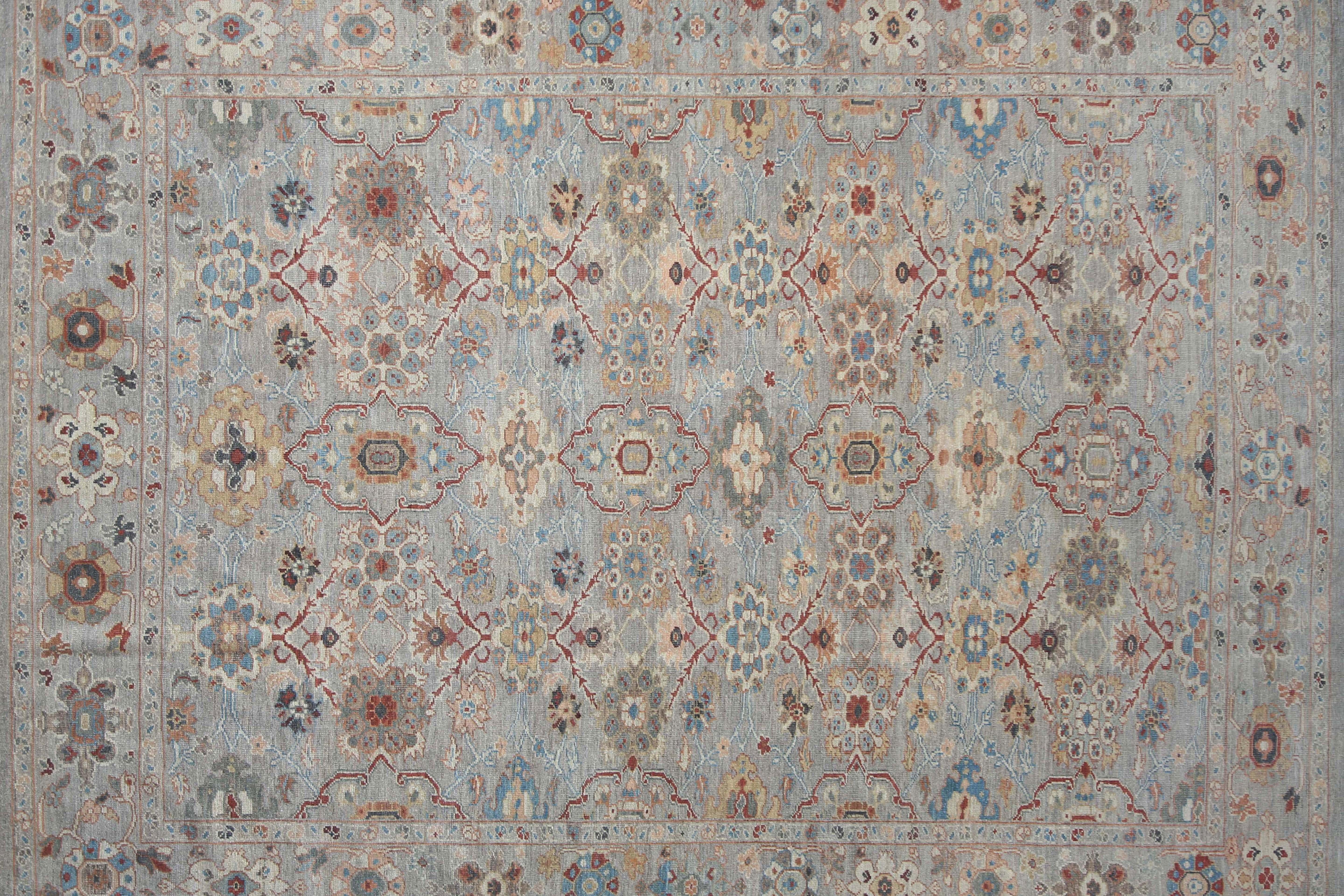 Exquisite Detailed Sultanabad Rug Design For Sale 5