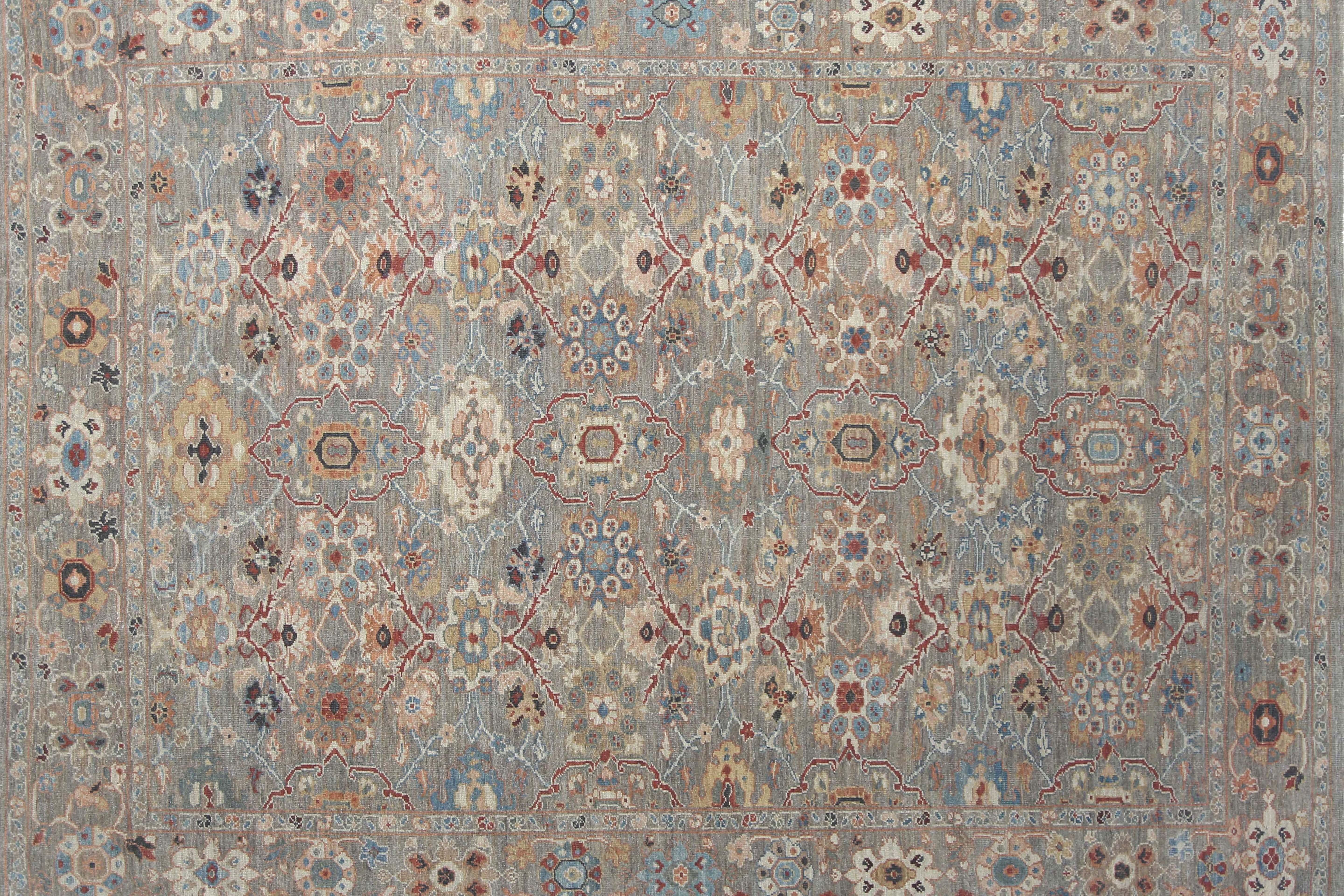 Exquisite Detailed Sultanabad Rug Design For Sale 5