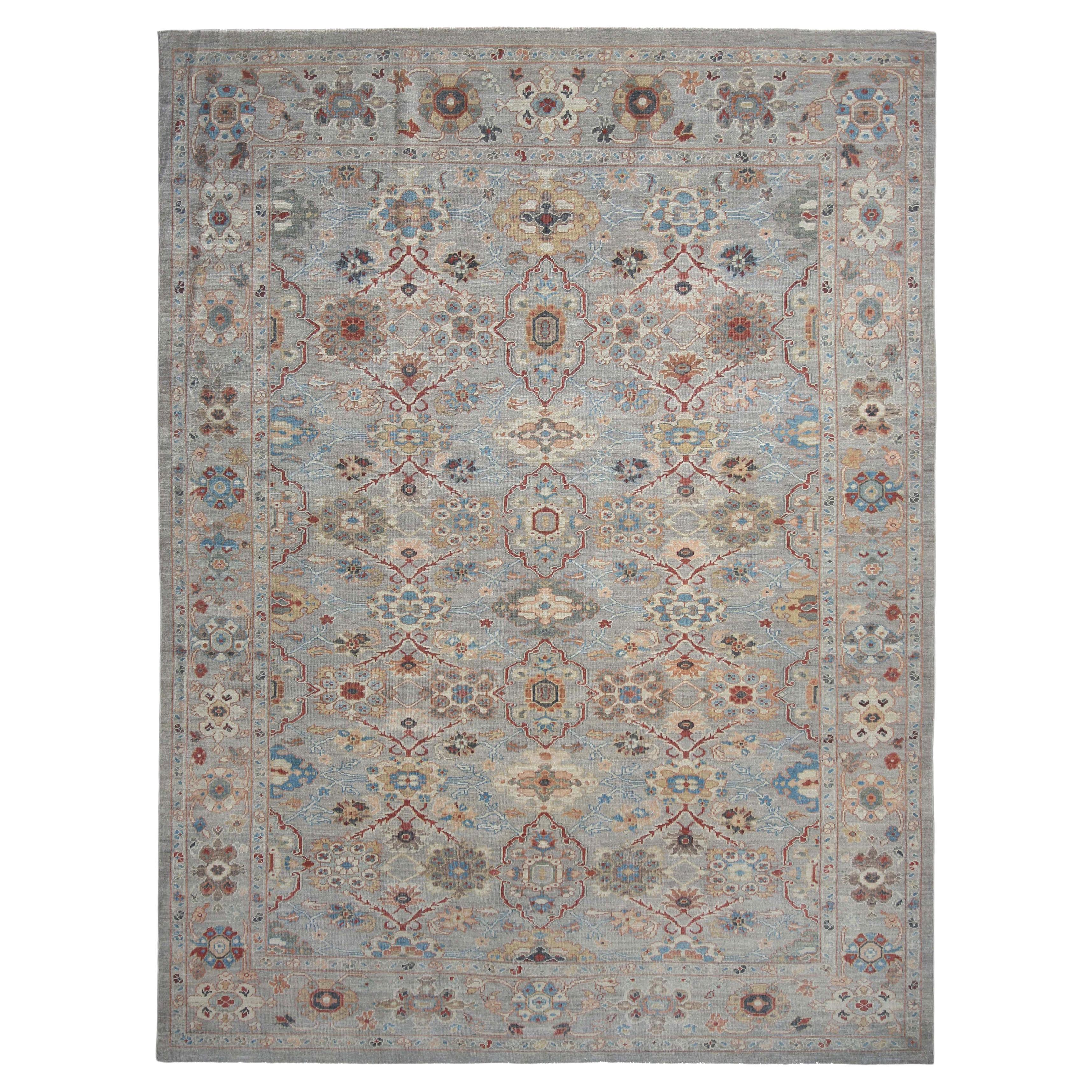 Exquisite Detailed Sultanabad Rug Design For Sale