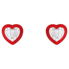 Exquisite Diamond 14K Yellow Gold Ear Studs Earrings