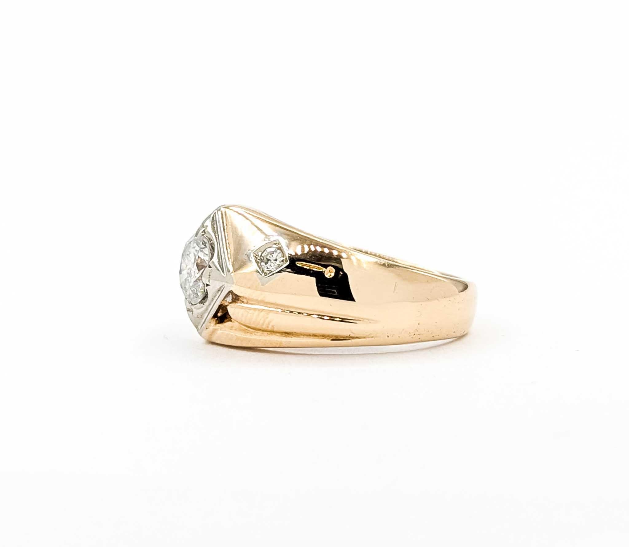 Eleganza di diamanti in oro giallo 14 carati in vendita 4