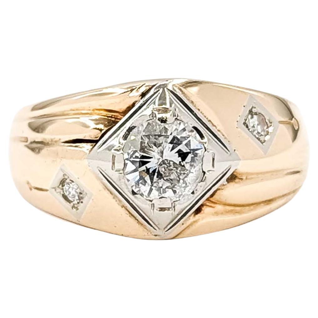 Exquisite Diamond Elegance in 14k Yellow Gold