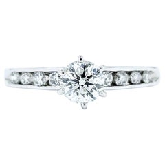 Exquisite Diamond Engagement Ring Crafted in 14kw Gold