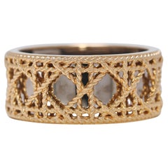 Exquisito anillo Dior de oro amarillo de 18 quilates - Original (sin usar)