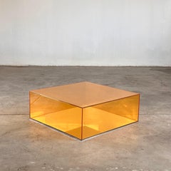 Exquisite "Donald" Stained Glass Coffee Table by Philippe Starck for Glas Italia