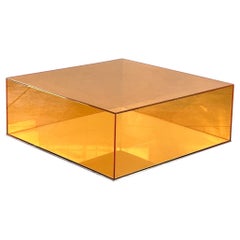 Exquisita mesa baja "Donald" Stained glass de Philippe Starck para Glas Italia