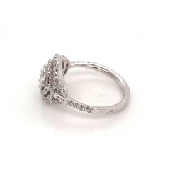 Exquisite Dress Multi Set Diamond Ring Set in 18 Karat White Gold