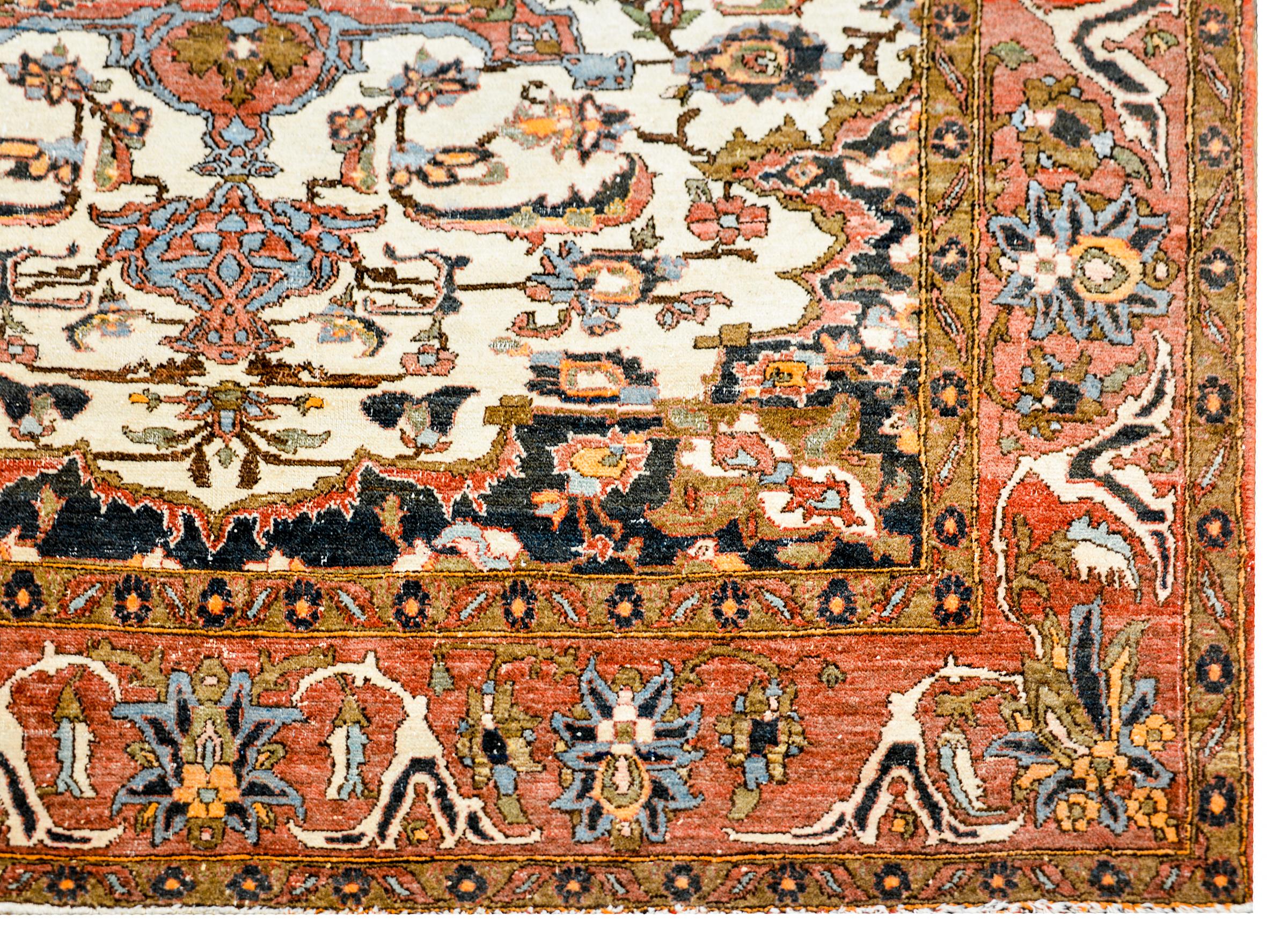 Exquisite Early 20th Century Malayer Rug For Sale 1