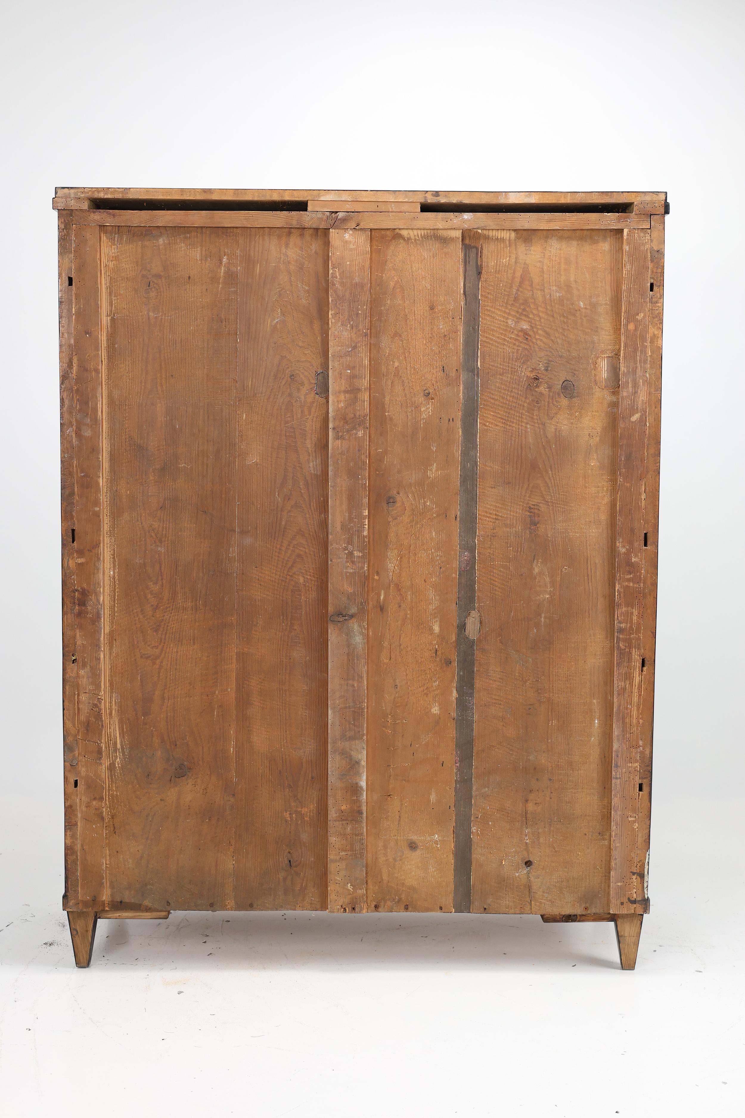 Exquisite ebonised secretary desk from the 19th century For Sale 10