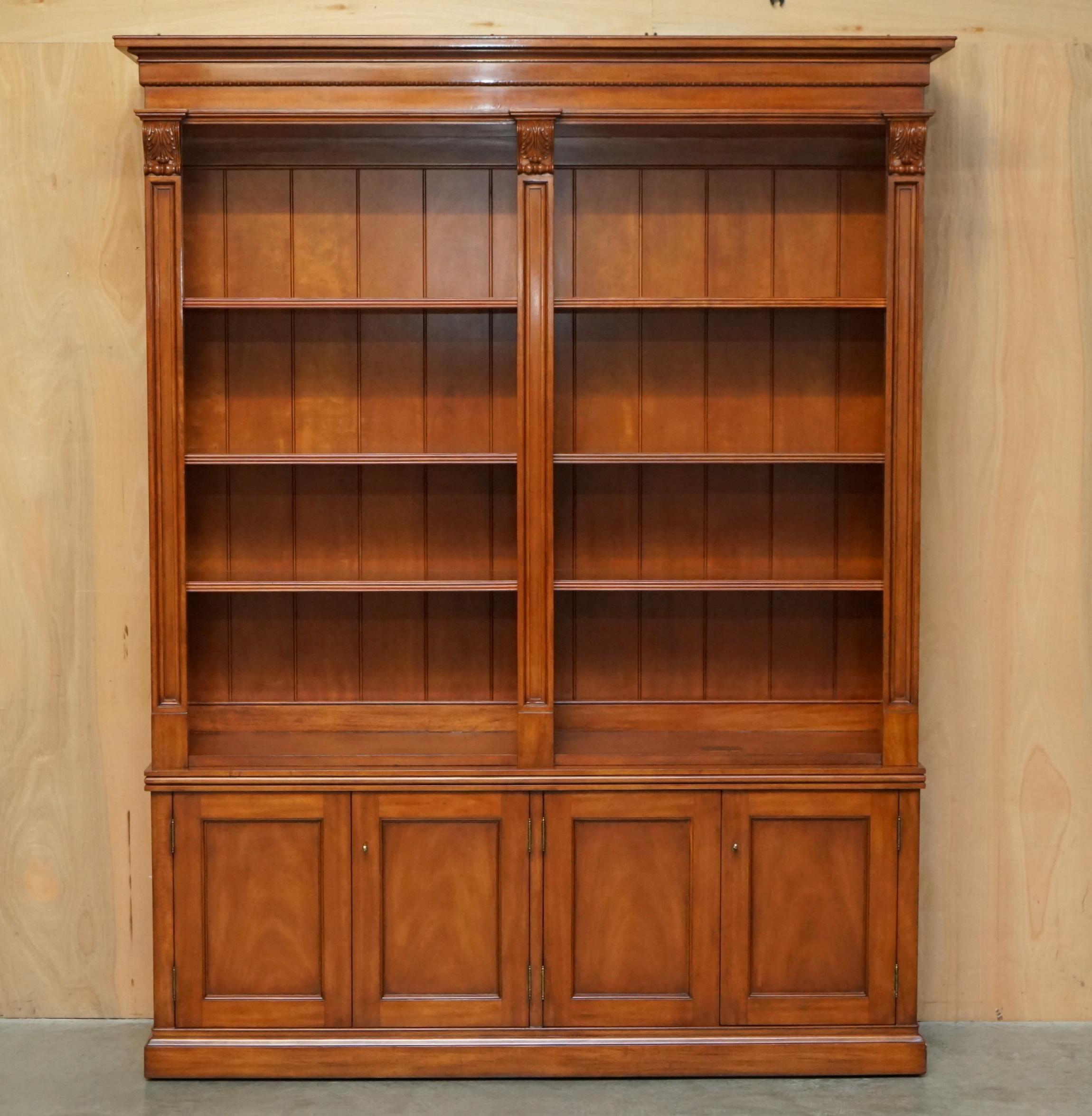 Royal House Antiques

Royal House Antiques is delighted to offer for sale this stunning Ralph Lauren extra large open library bookcase with exquisite brass plate detailing the NYC Madison Avenue address it was purchased 

Please note the delivery