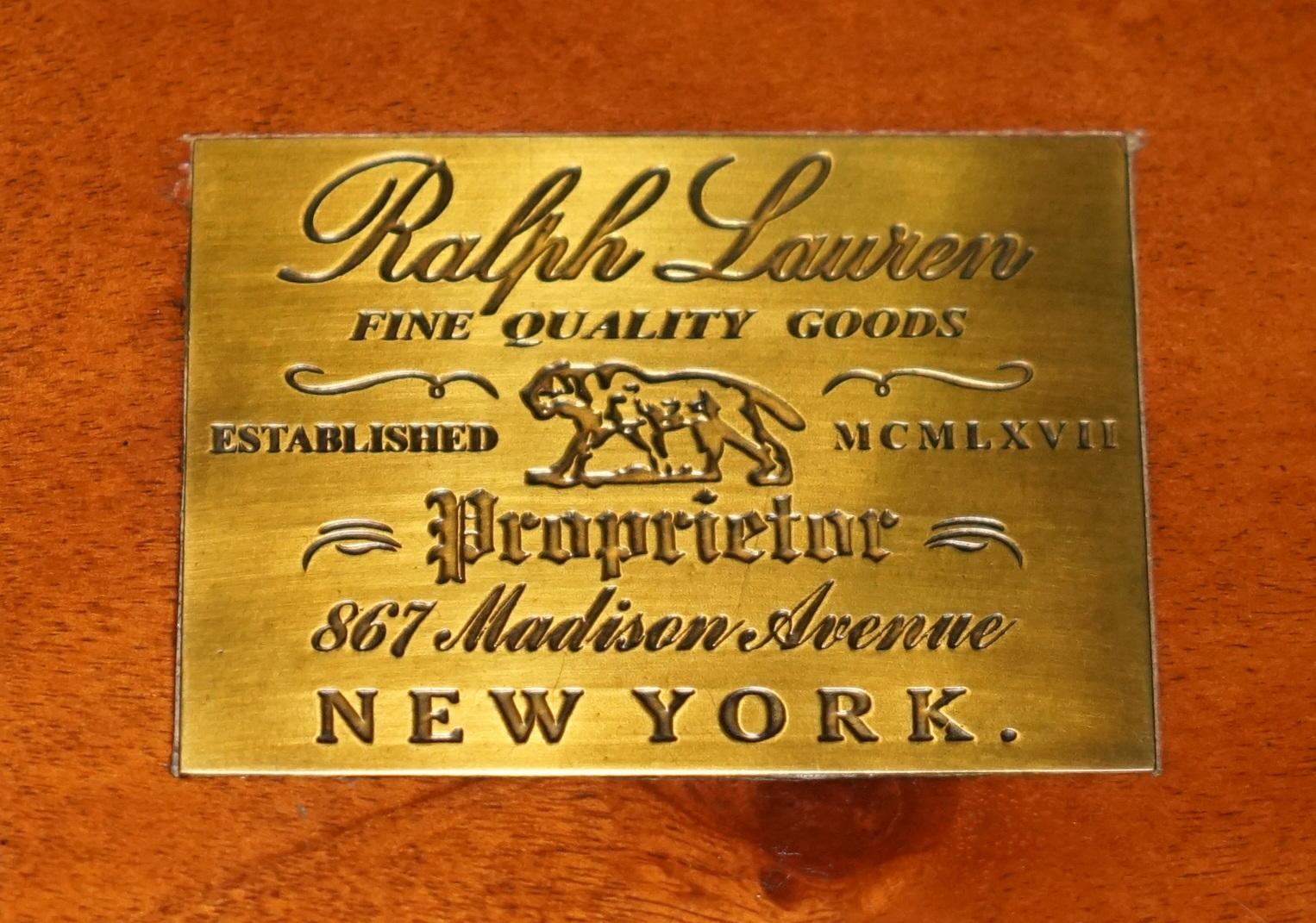 Hardwood EXQUISITE EXTRA LARGE RALPH LAUREN HARDWOOD MADISON AVENUE OPEN LiBRARY BOOKCASE For Sale