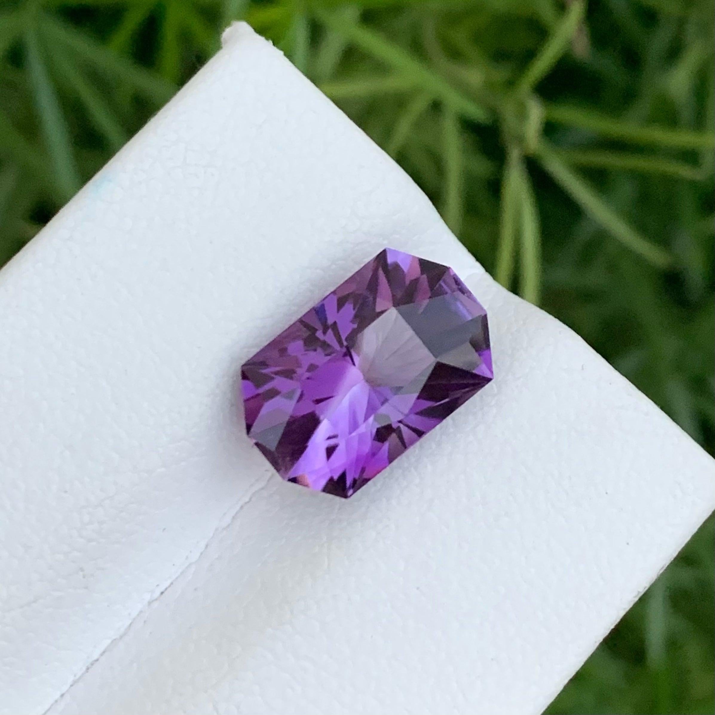 Mixed Cut Exquisite Fancy Cut Loose Amethyst Gemstone 4.35 Carats Amethyst Jewelry For Sale