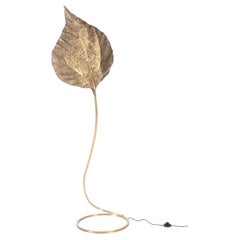 Exquisite Finely Crafted 'Rabarbao' Leaf Floor Lamp Atelier Botegga Gadda Milano