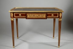 Exquisite Louis XVI Style Flat Desk by C.G Winckelsen, France, 1862