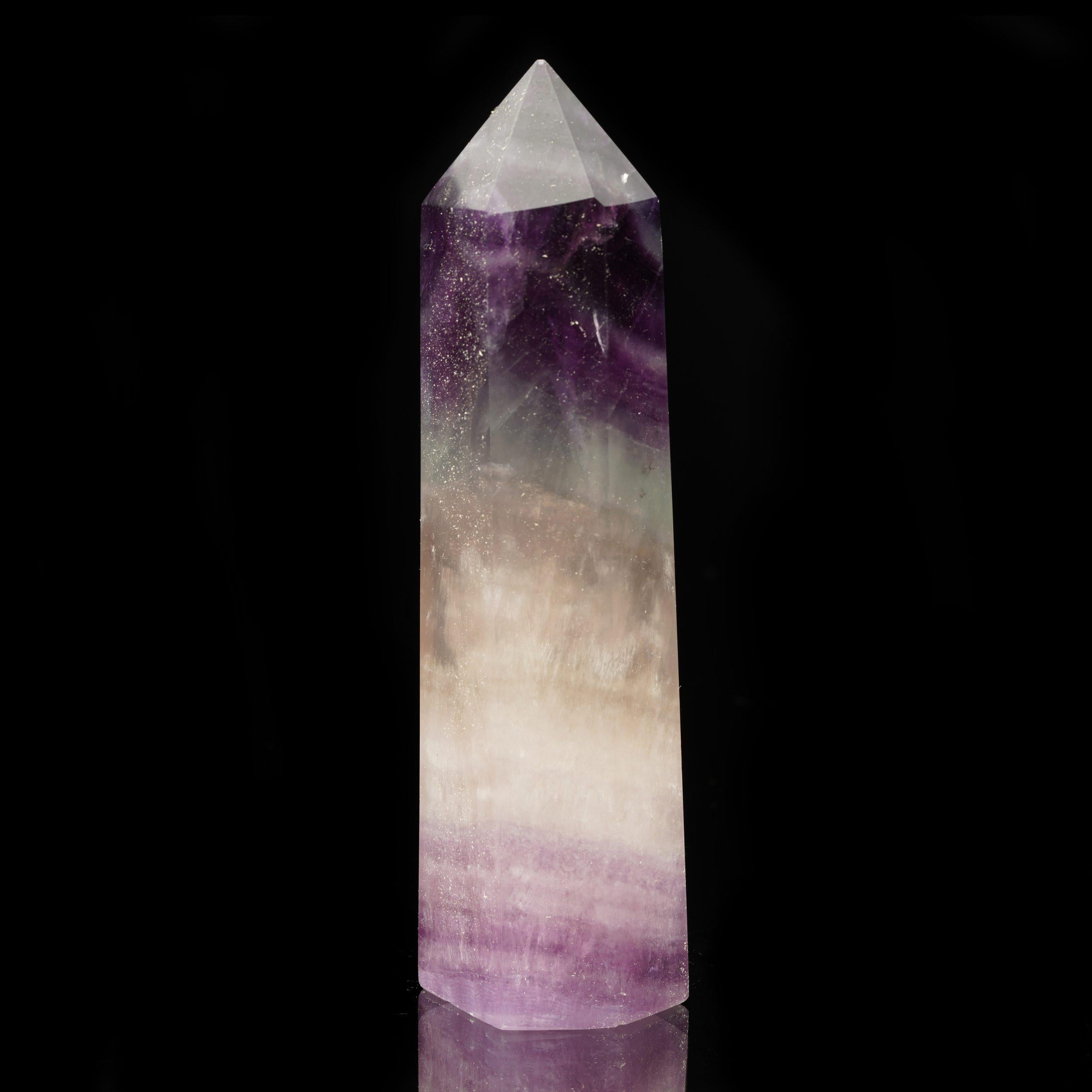 Exquisite Fluorite Obelisk from China In New Condition For Sale In New York, NY