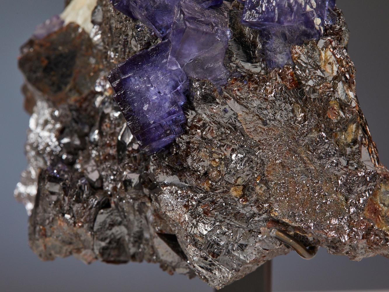 Exquisite Fluorite with Galena For Sale 5